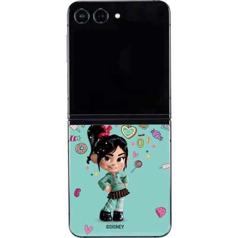 Disney Wreck-it Ralph Vanellope Sugar Icons Galaxy Z Flip5 5G Skin